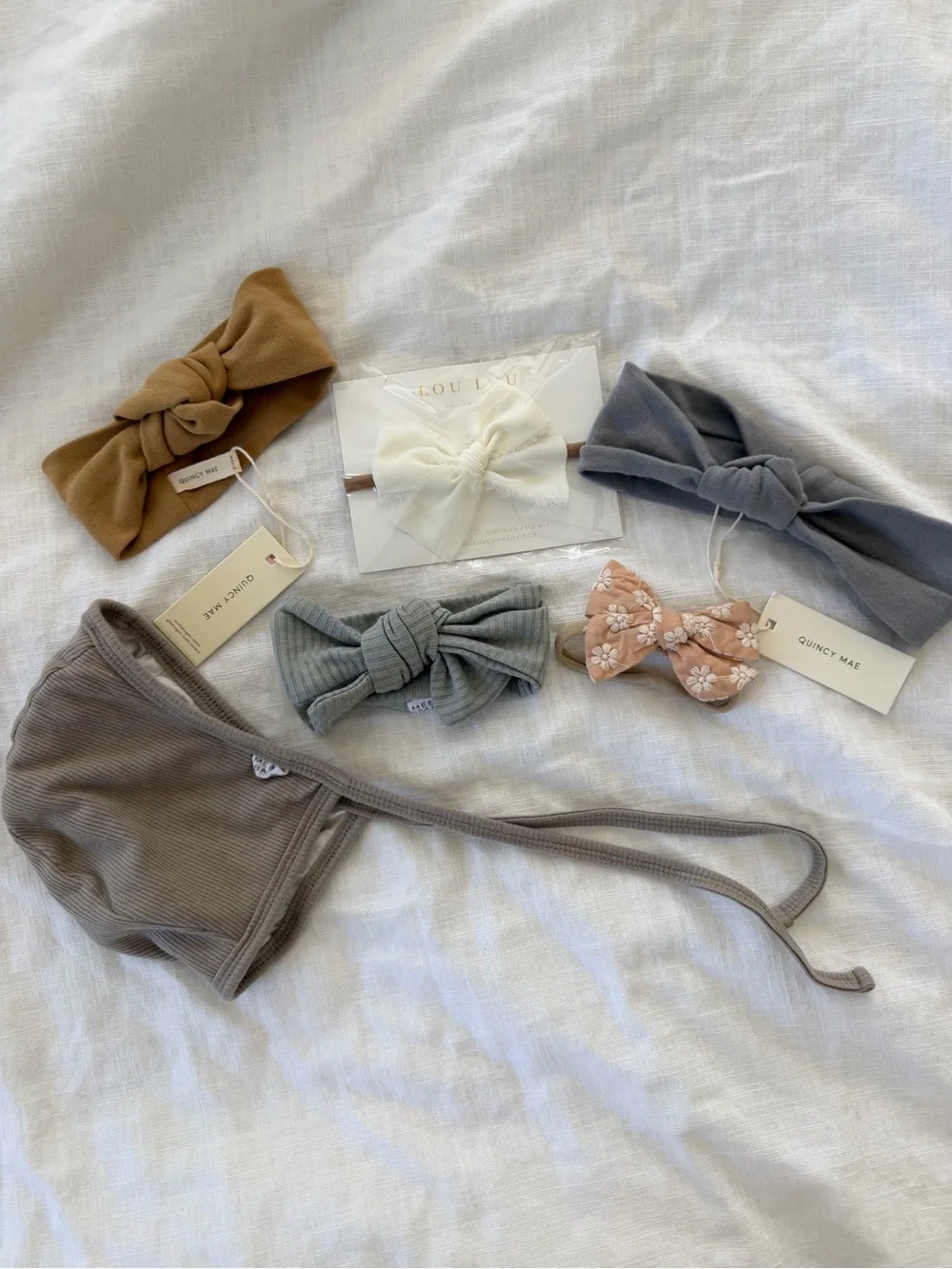 Loulou, Quincy mae, mebie baby accessories